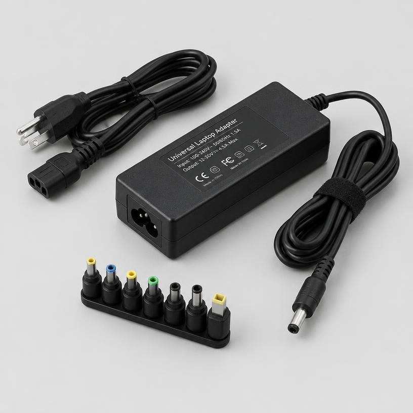 Fonte carregadora universal 90W com 8 pinos